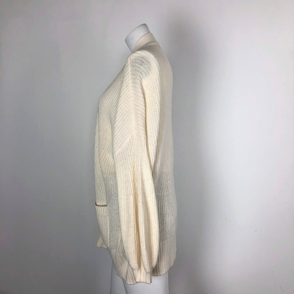 BDG Oversized Chunky Ivory Cardigan Sweater Long - Picture 3 of 6